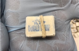 Mỹ tịch thu 5.500 gói ma túy kẹp ảnh tân Tổng thống Donald Trump